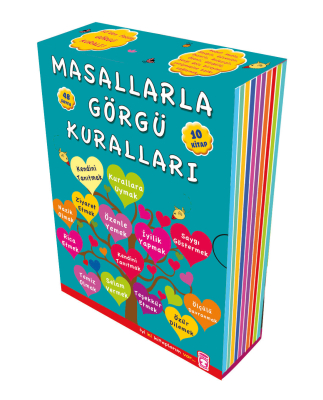 Masallarla Görgü Kuralları Set - (10 Kitap) - 1