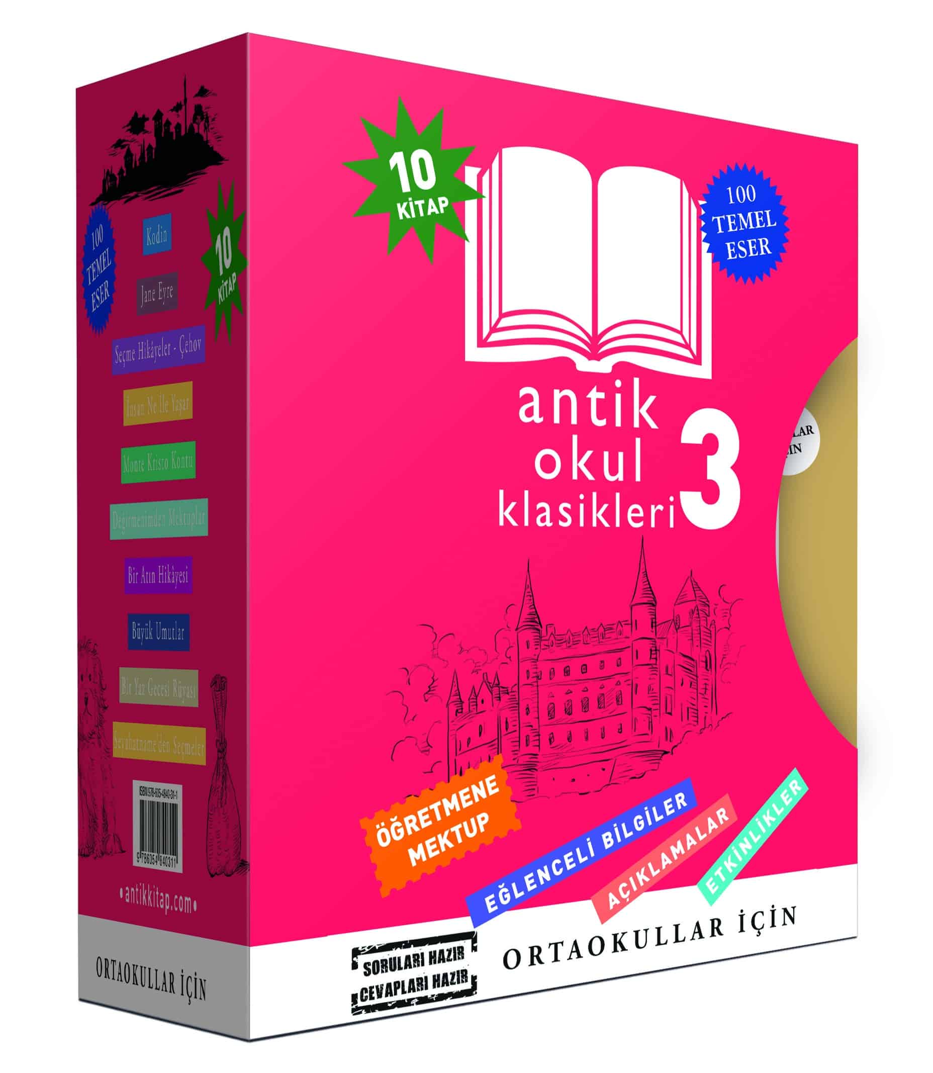 Antik Okul Klasikleri 3. Seti (10 Kitap)