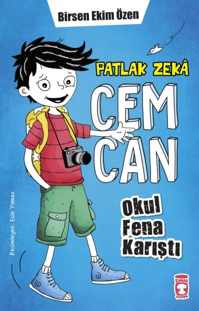 Patlak Zeka Cemcan - Okul Fena Karıştı (Fleksi Cilt)