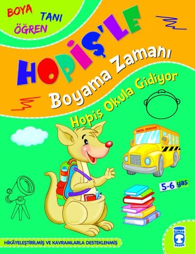 Hopiş Okula Gidiyor - Hopiş'le Boyama Zamanı