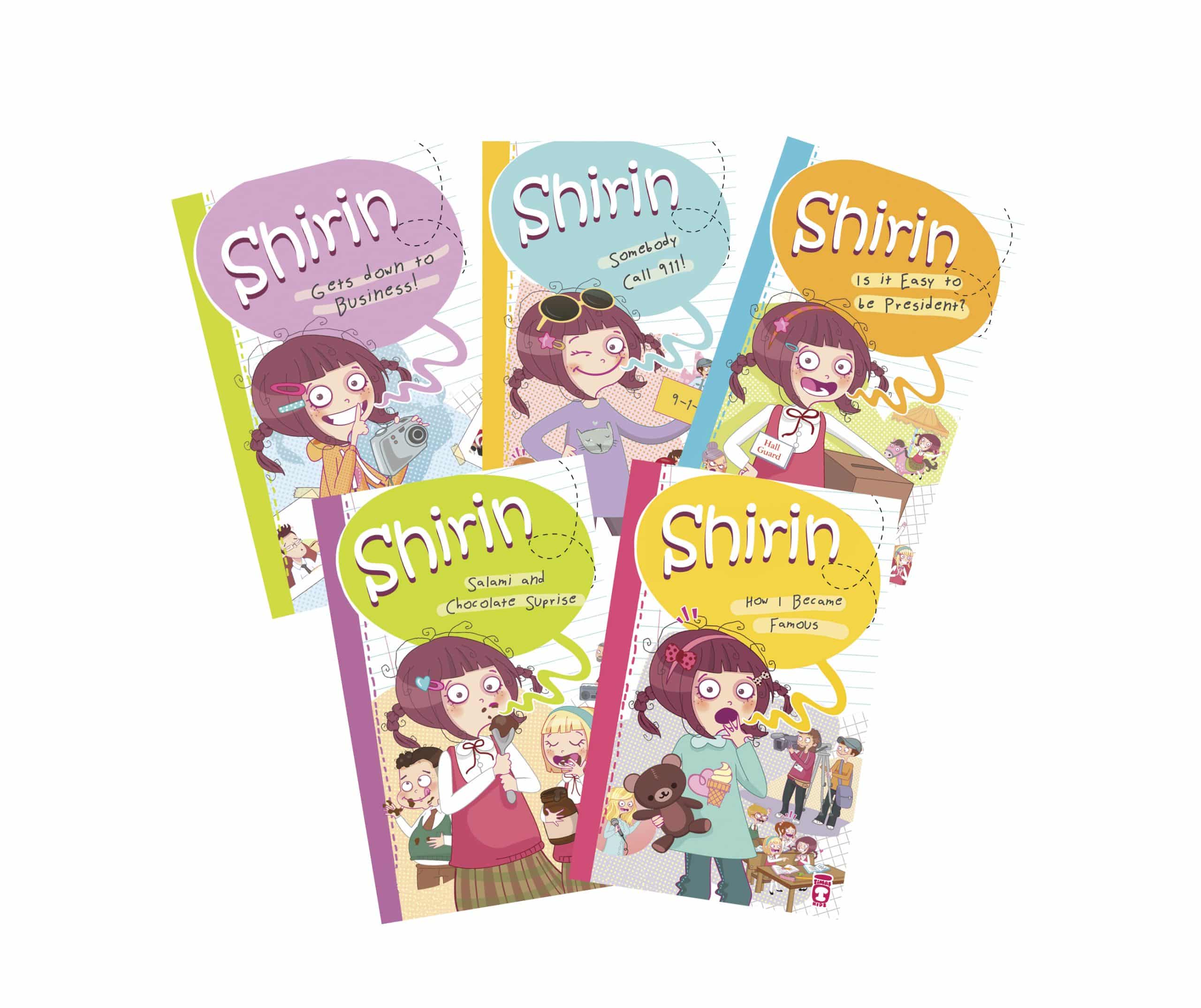 Şirin İş Başında 1 Set - Shirin (5 Kitap - İngilizce)