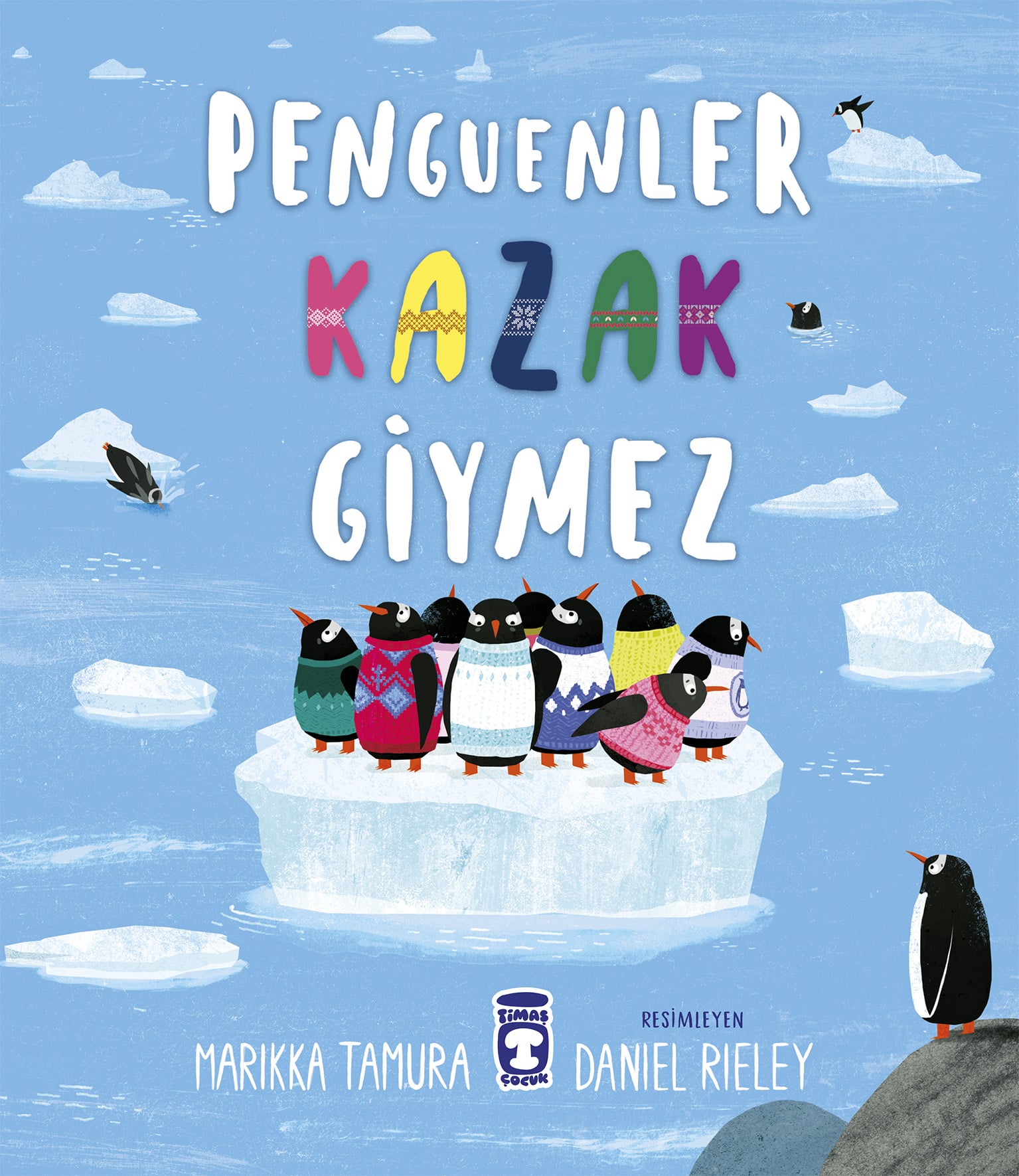 Penguenler Kazak Giymez kapak