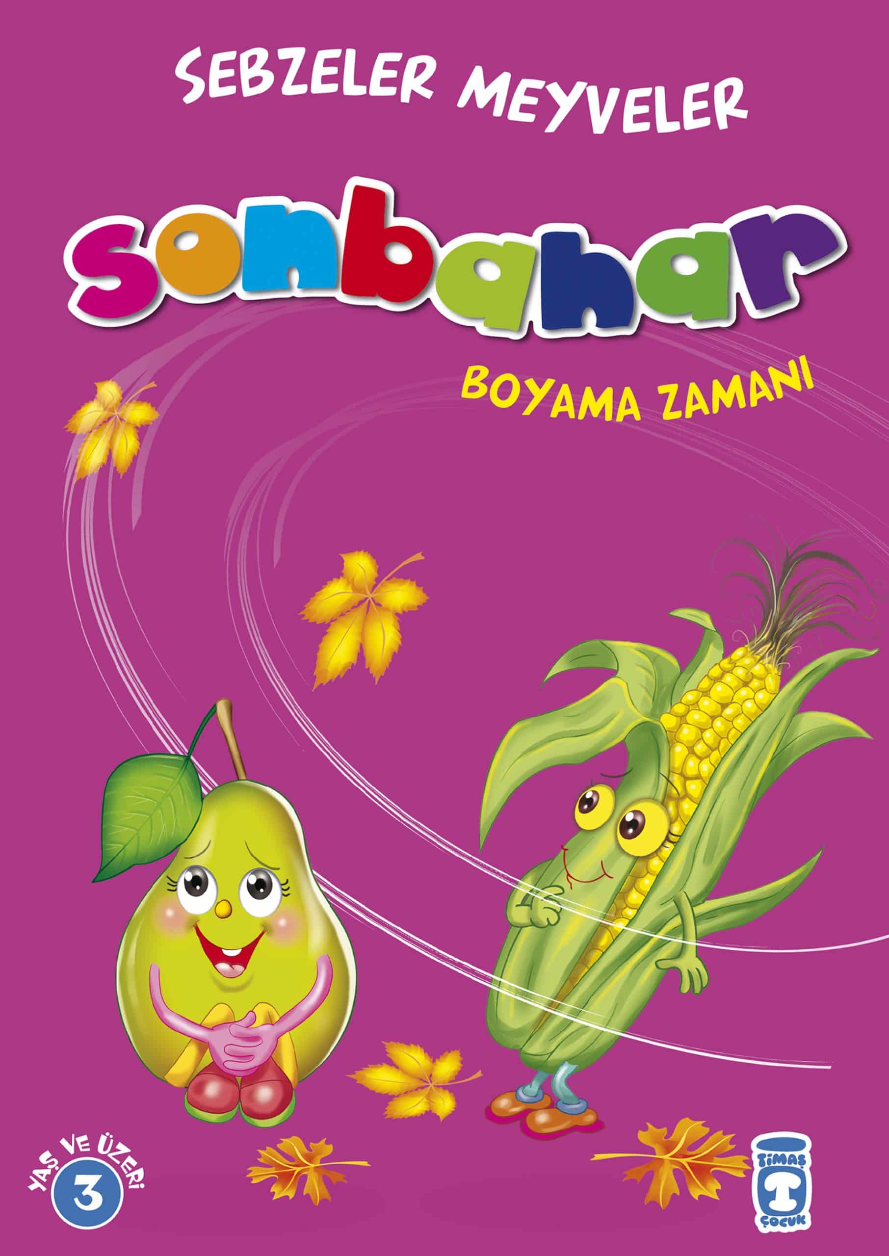 Sonbahar Boyama Zamanı – Sebzeler Meyveler 1