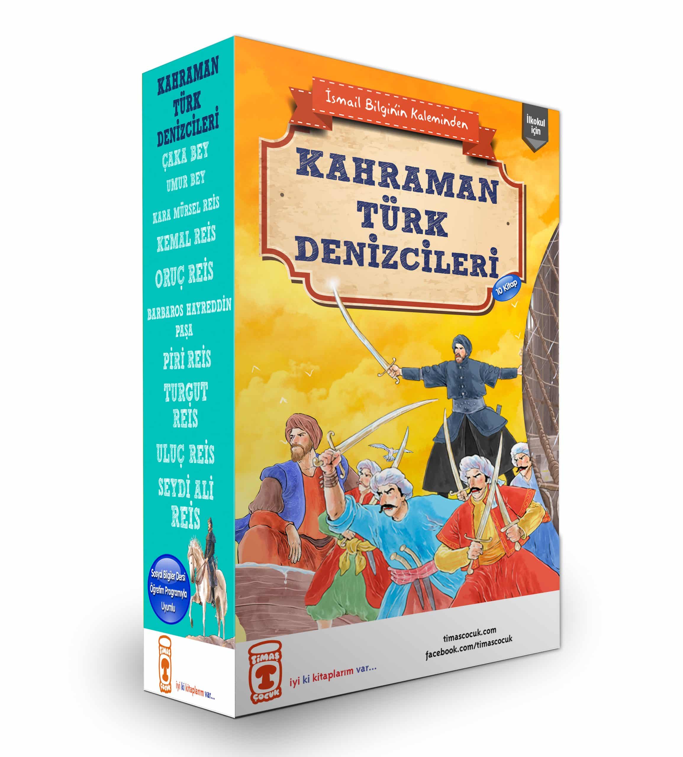 Kahraman Türk Denizciler Seti (10 Kitap) 1