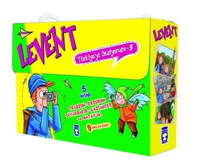 Levent Türkiye'yi Geziyorum 3 Set - (5 Kitap)