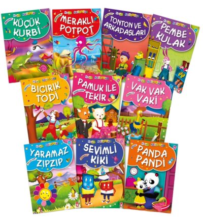 Mini Masallar 5 Set - (10 Kitap)