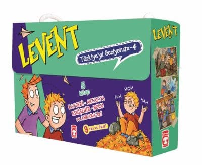 Levent Türkiye'yi Geziyorum 4 Set - (5 Kitap)