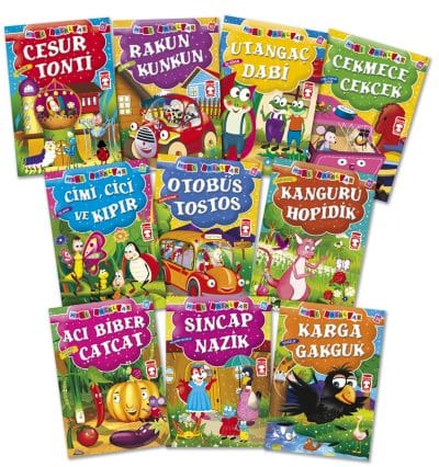 Mini Masallar 2 Set - (10 Kitap)