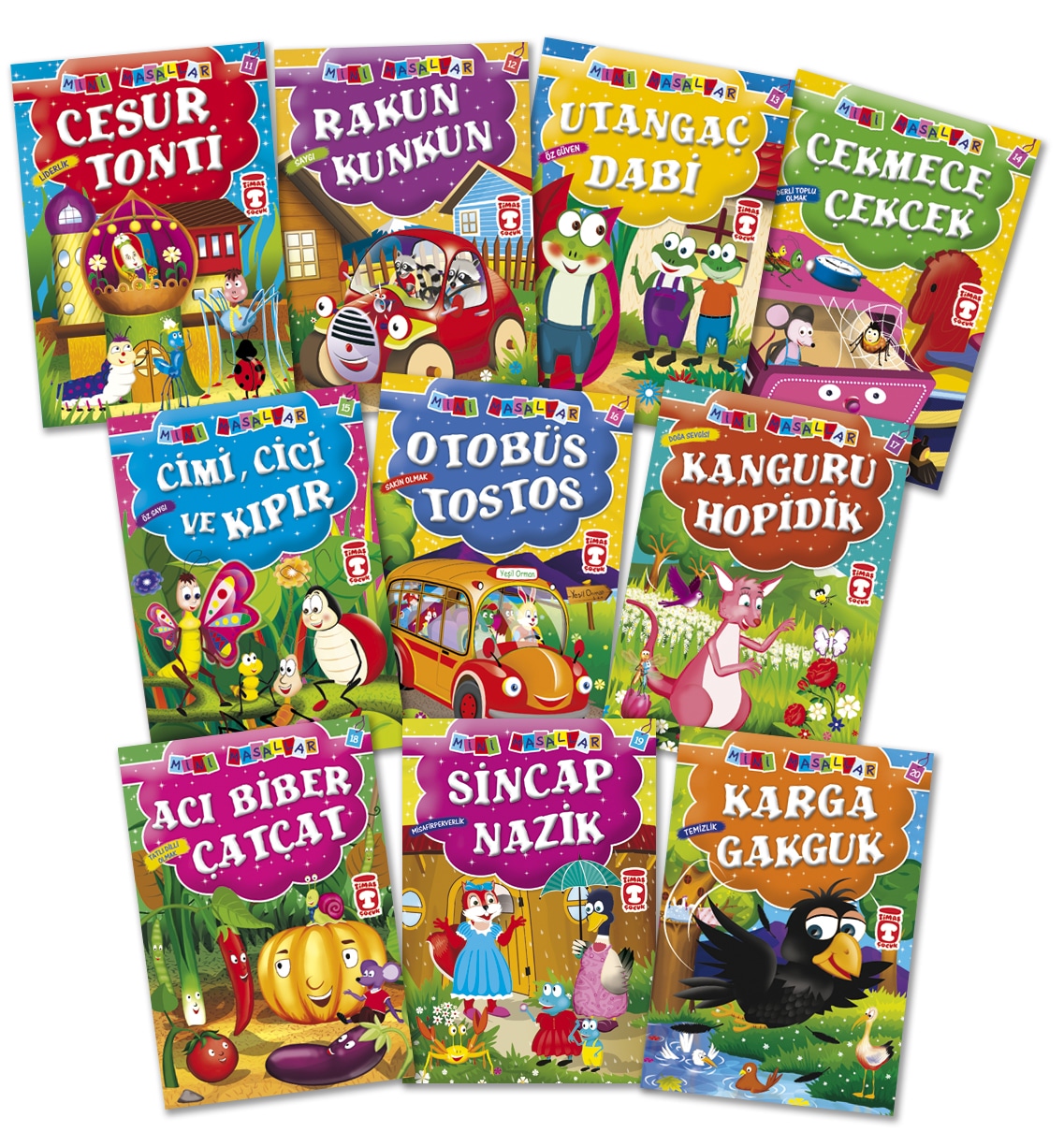 Mini Masallar 2 Set – (10 Kitap) 1