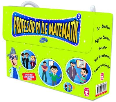 Profesör Pi İle Matematik 2 Set - (5 Kitap)