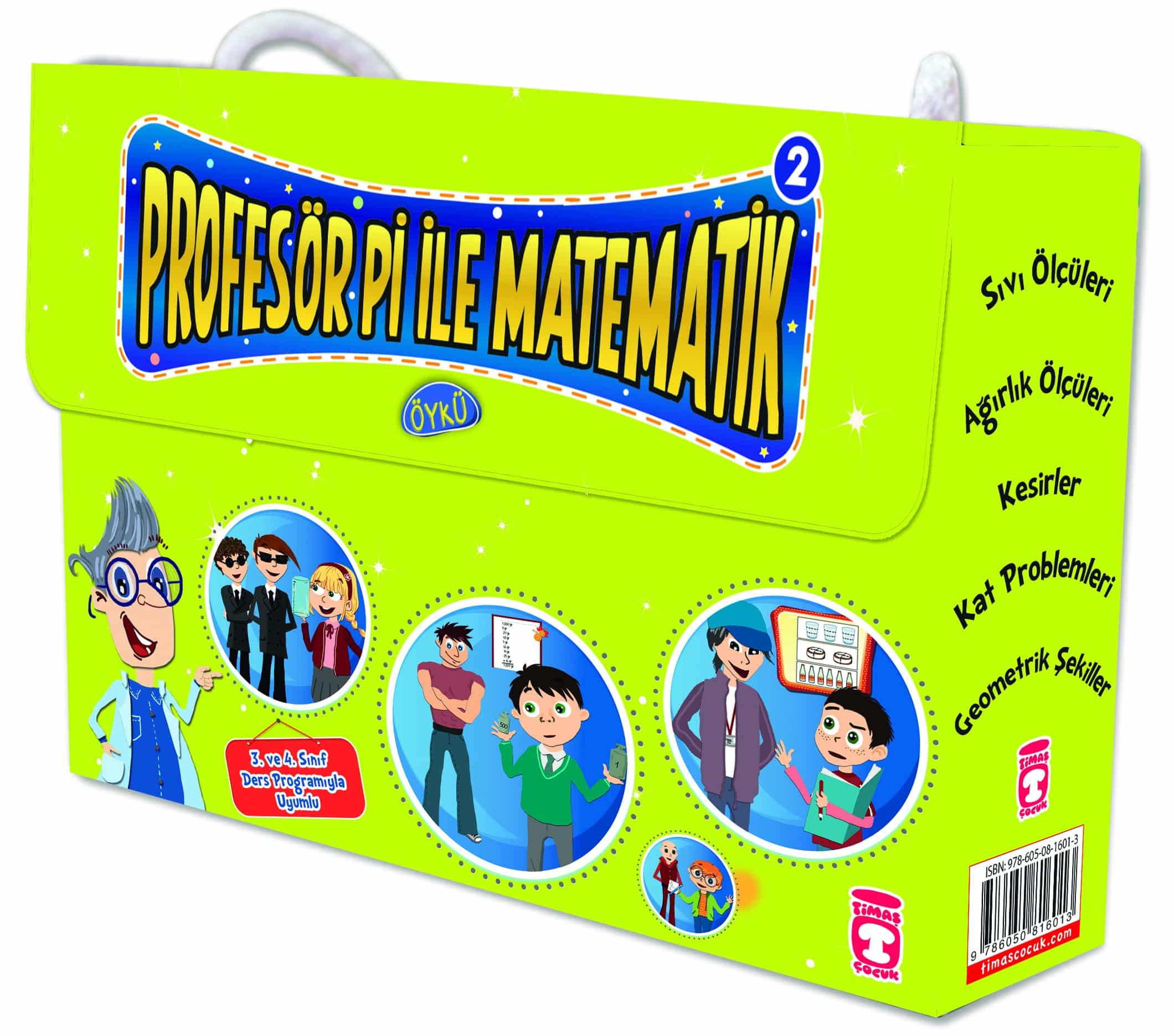 Profesör Pi İle Matematik 2 Set – (5 Kitap) 1