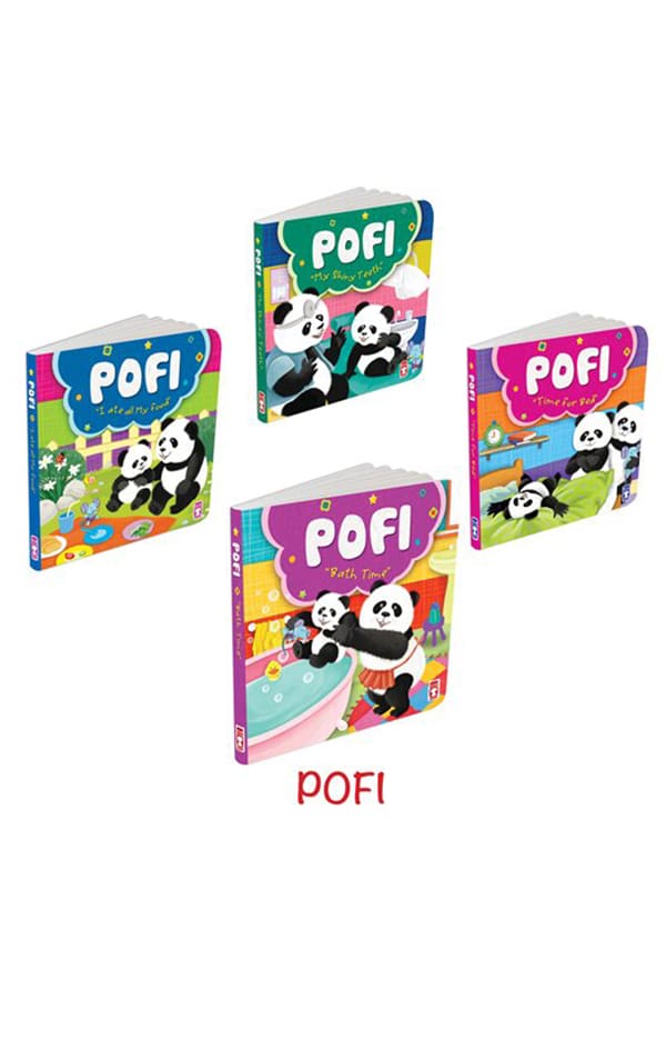 Pofi Zevkli Alışkanlıklarım Set – Pofi- (İngilizce – 4 Kitap) 1