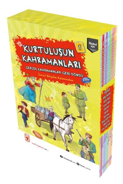 Kurtuluşun Kahramanları 1 Set - (10 Kitap)