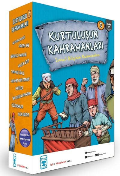 Kurtuluşun Kahramanları 3 Set (10 Kitap)