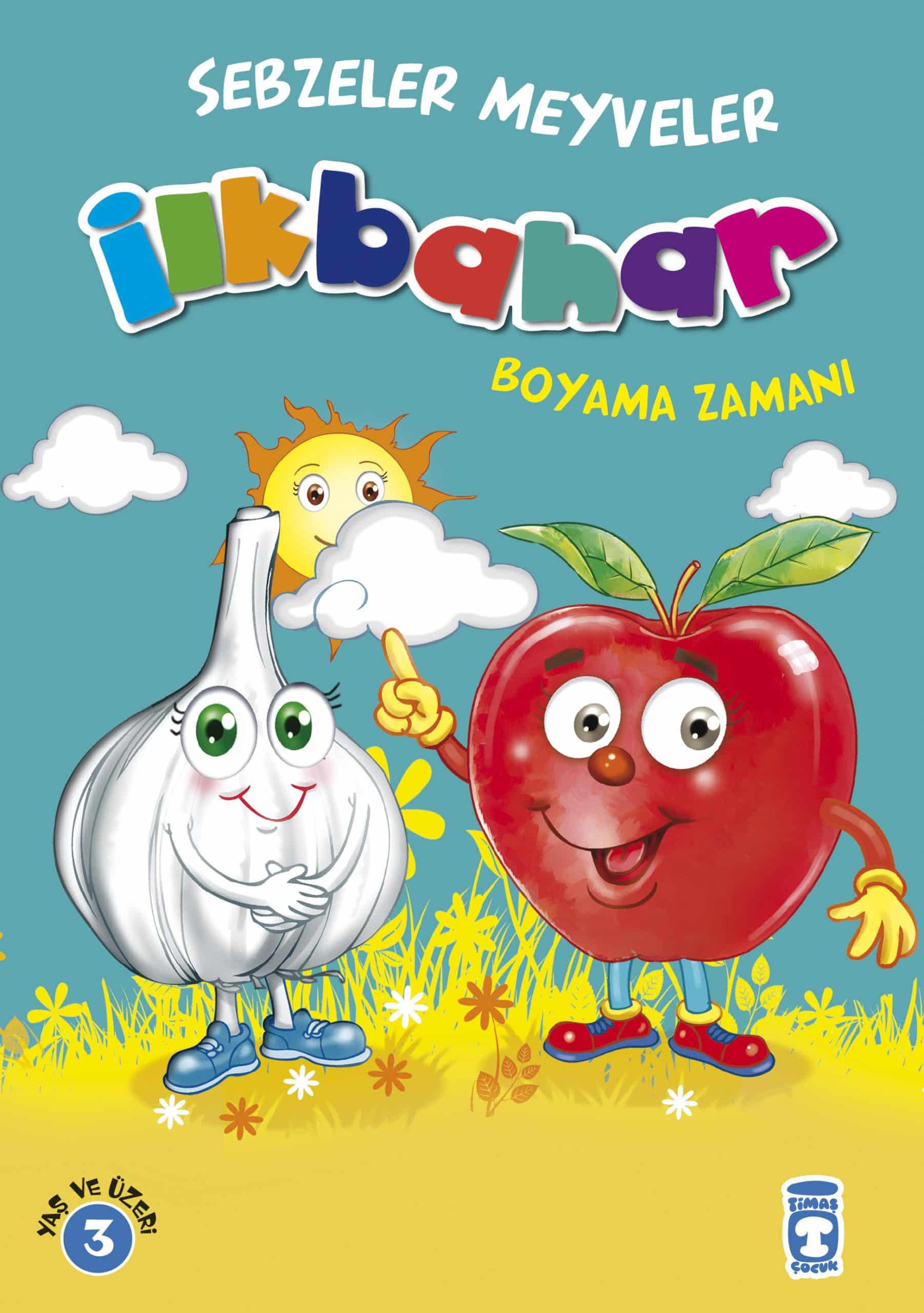 İlkbahar Boyama Zamanı – Sebzeler Meyveler 1