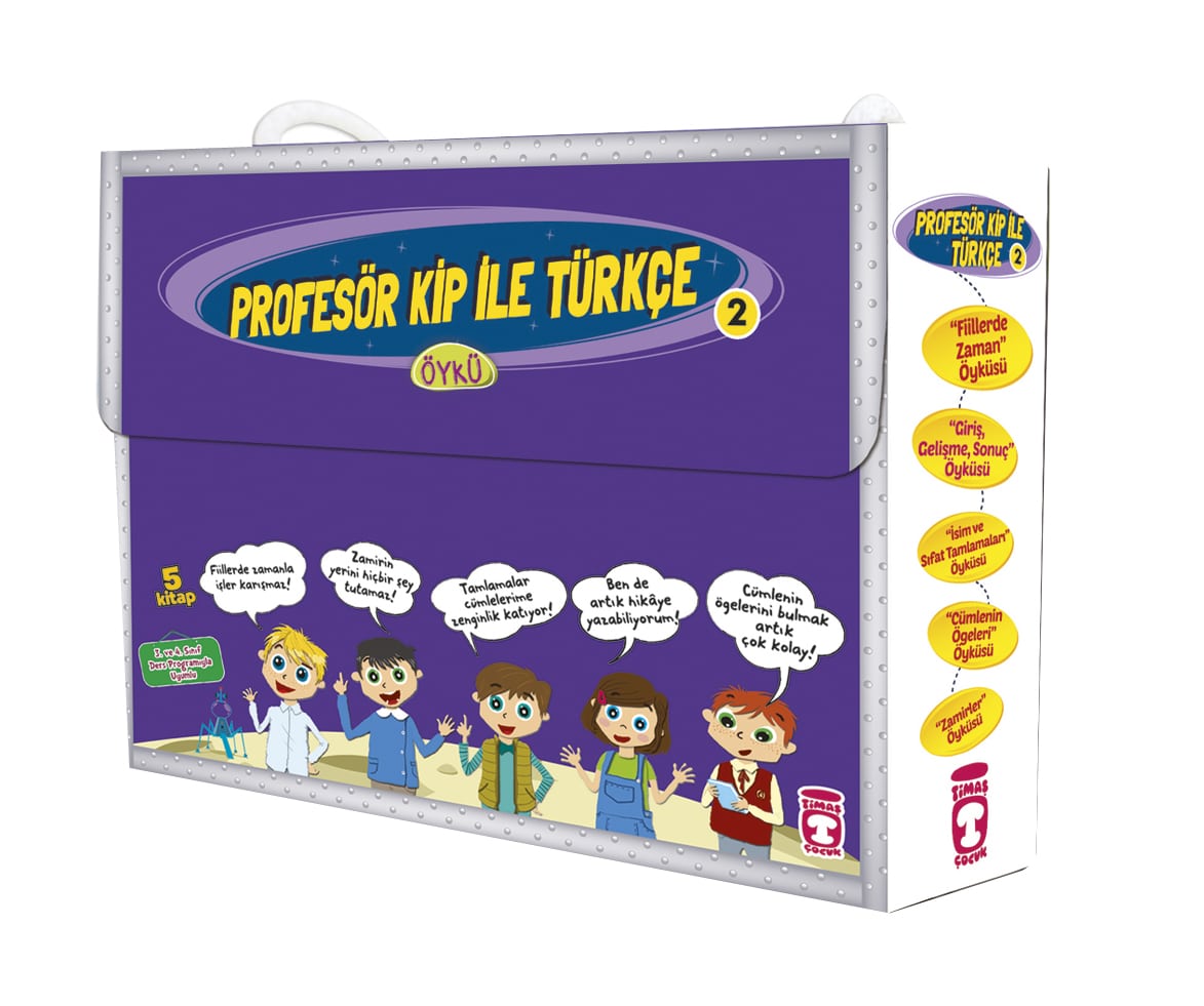 Profesör Kip İle Türkçe 2 Set – (5 Kitap) 1