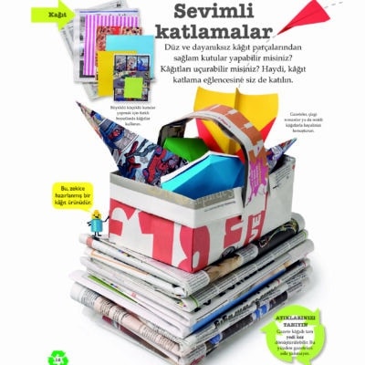 Çevremi Seviyorum - Neşeli Etkinlikler (Fleksi Cilt)