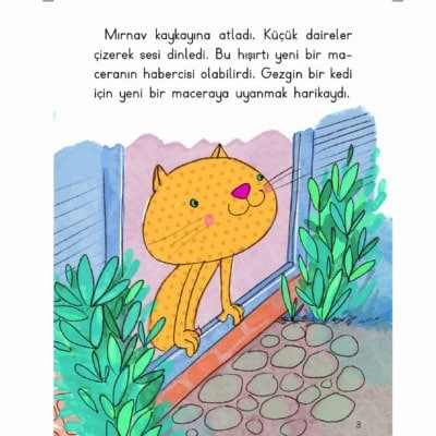 Gezgin Kedi Mırnav Kitap Fuarında - Mırnav İlk Okuma Kitaplarım