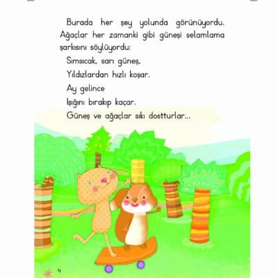 Gezgin Kedi Mırnav Uçan Balonda - Mırnav İlk Okuma Kitaplarım