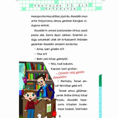 Profesör Pi İle Matematik 1 Set - (5 Kitap)