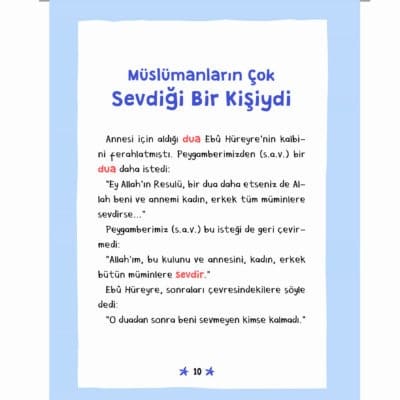 Sahabe Hikayeleri Set (10 Kitap)