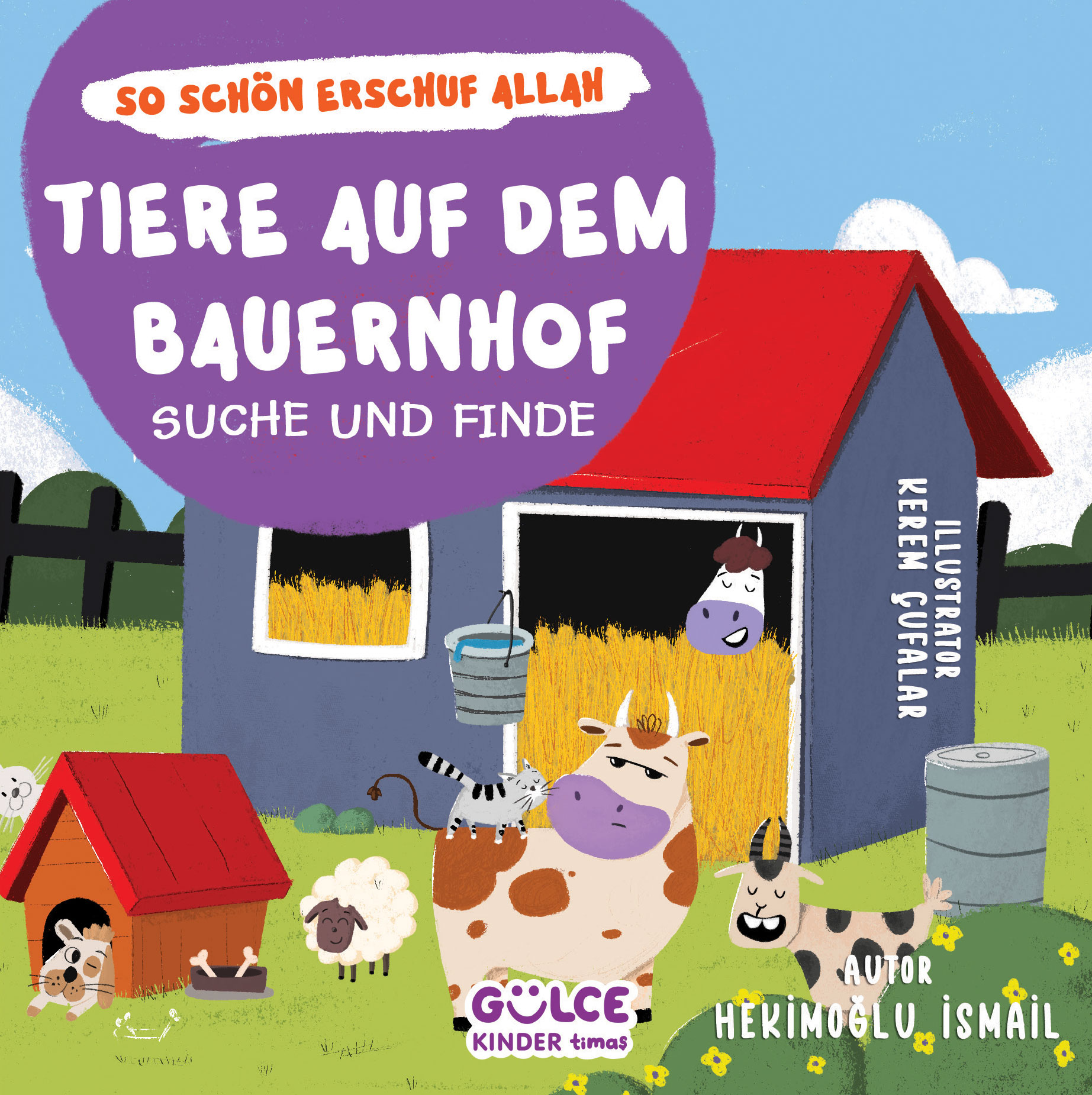 Tiere auf dem Bauernhof -Suche und Finde (Çiftlikteki Hayvanlar - Ara Bul / Allah Ne Güzel Yaratmış Almanca)