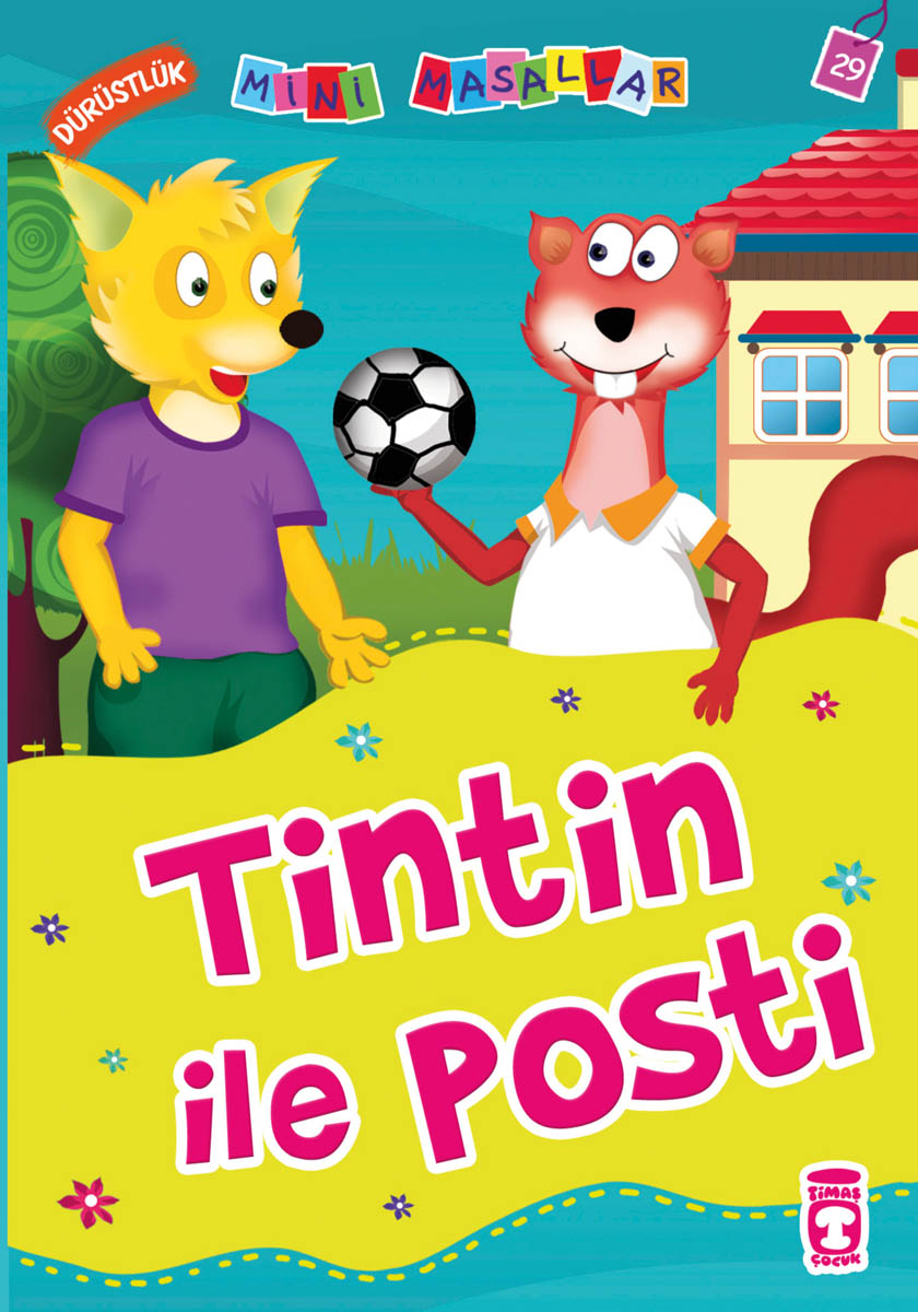 Tintin ile Posti - Mini Masallar 3.Set  22.Kitap