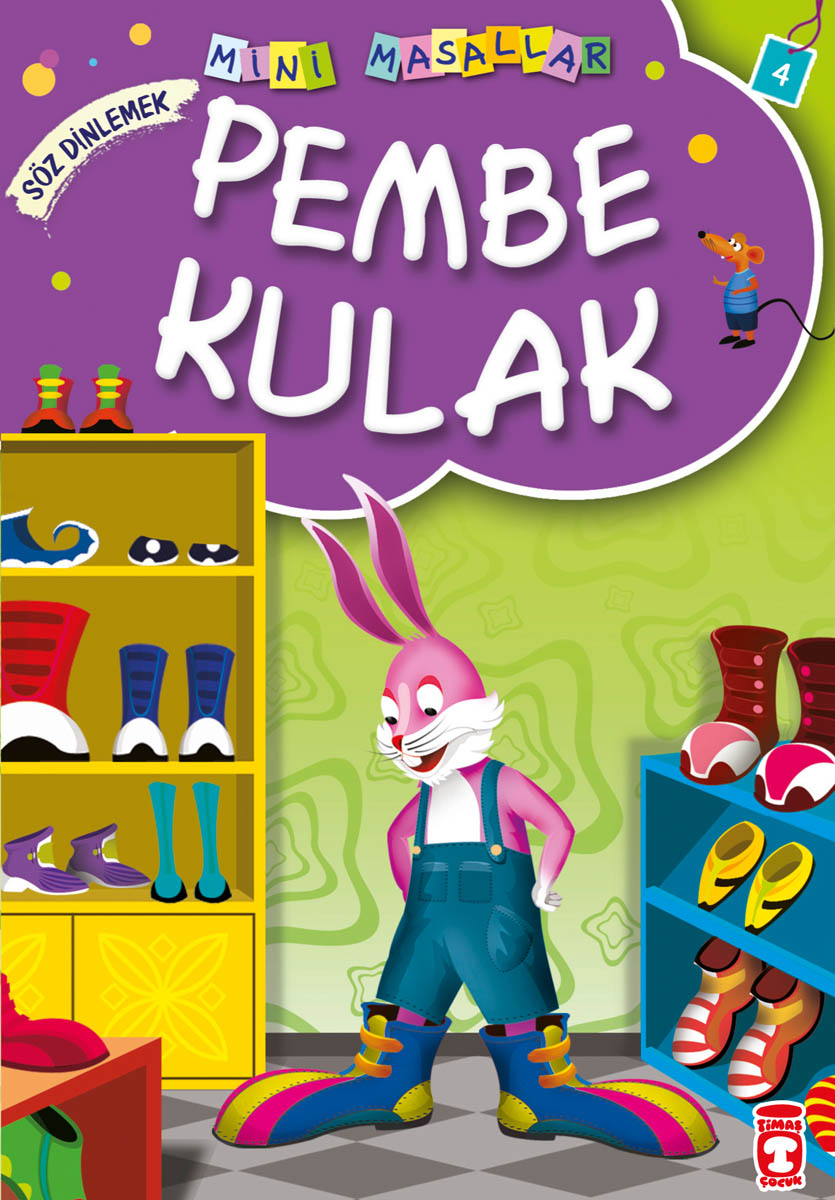 Pembe Kulak - Mini Masallar 1.Set  4.Kitap