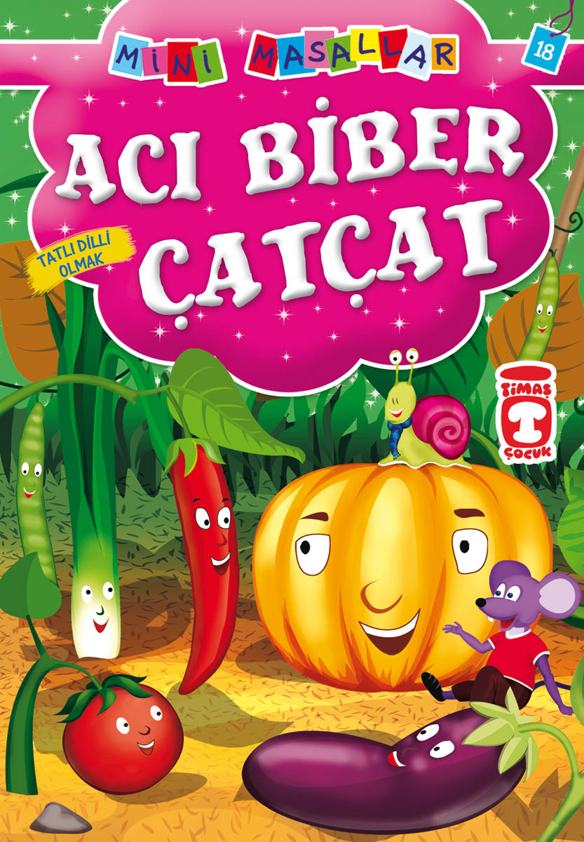 Acı Biber Çatçat - Mini Masallar 2.Set  18.Kitap