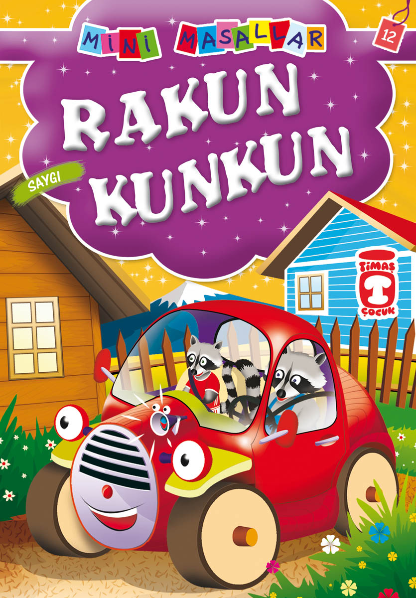 Rakun Kunkun - Mini Masallar 2.Set  12.Kitap