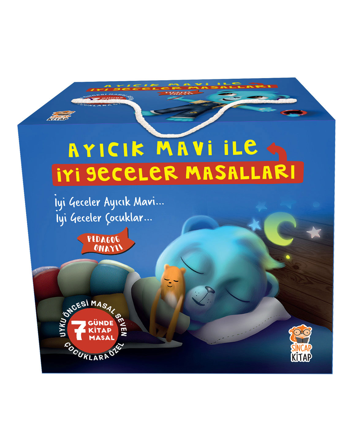 Ayıcık Mavi İle İyi Geceler Masalları Set (7 Kitap)