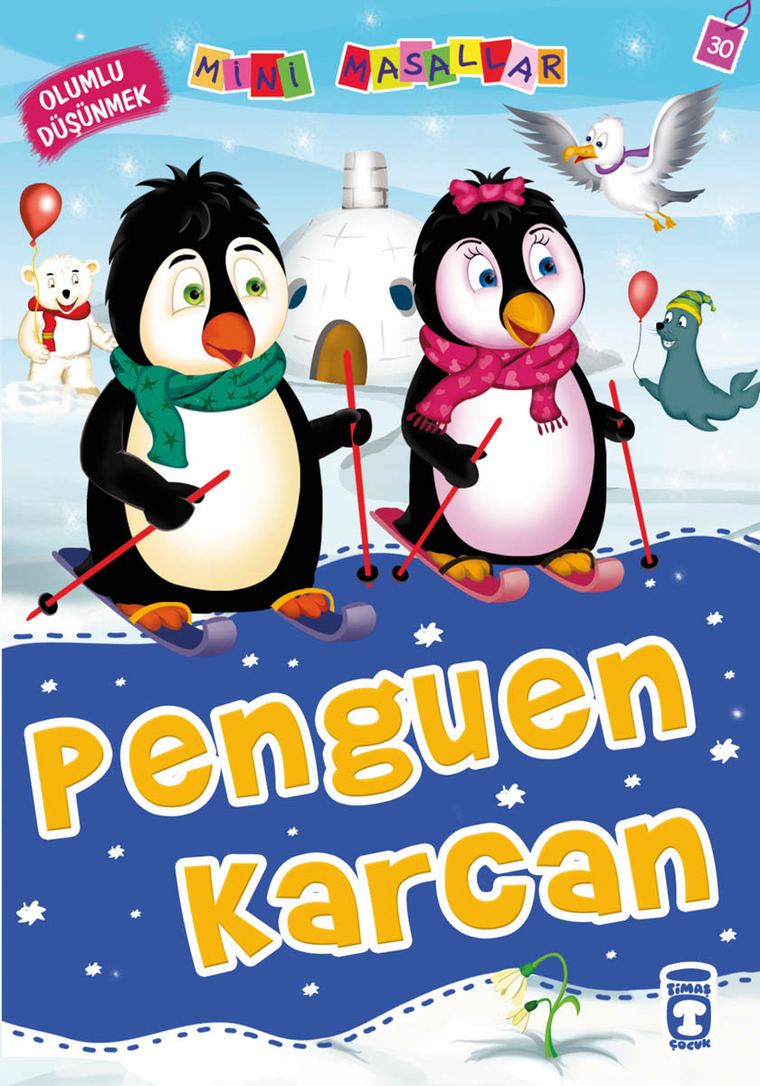 Penguen Karcan - Mini Masallar 3.Set  30.Kitap