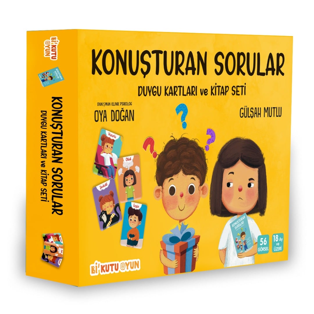 Konuşturan Sorular - Duygu Kartları ve Kitap Seti